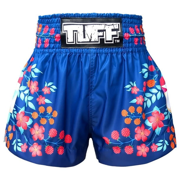 Pantalones cortos de boxeo de Muay Thai Tuffsport TUF-MS632-NVB talla S