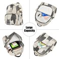 thumbnail image 5 of FORMRS Mini Backpack Purse for Women Travel Daypack Casual Shoulder Bag, White Cute Cats, 5 of 7