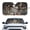 Black - Skeleton Mushroom Star Moon, variant on LedBack Cow Print Car Windshield Sunshade Foldable Reflective Sun Visor Ultraviolet-Proof & Heat Insulation Car Shades for Front Windows, Universal Fit, Easy to Install