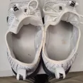 thumbnail image 4 of Ni - ke Ni - ke Youth Ashin Modern Size 7Y A02129-102 Grey Black Knit Laced Running Shoes, 4 of 5