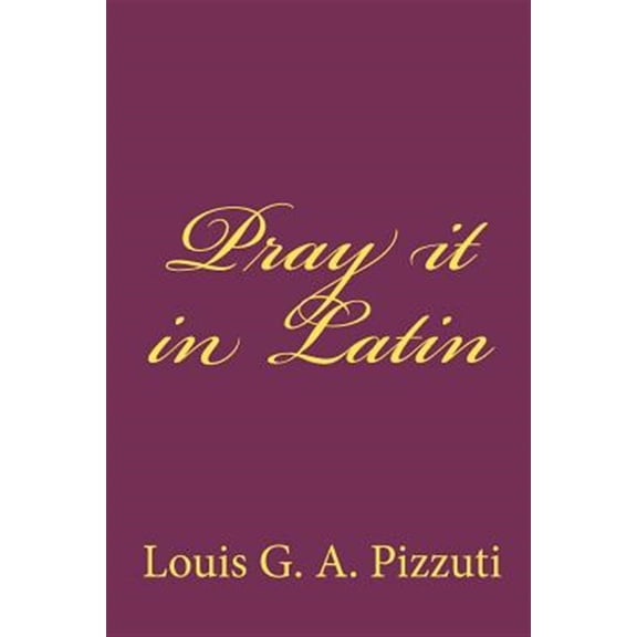 Pre-Owned Pray It In Latin