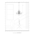 thumbnail image 4 of Livex Lighting Williamsburgh Chandelier in Bronze, 4 of 9