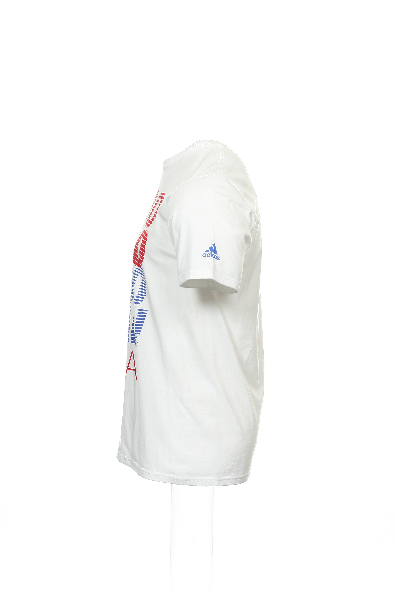 Adidas Mens US Goal USA Soccer Graphic Cotton T-Shirt (XLarge, White)