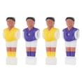 thumbnail image 1 of 4Pcs Rod Soccer Foosball Table Football Man Soccer Player Replacement Parts for 1.4M Table Football (2pcs Yellow and 2pcs Purple), 1 of 9