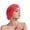 Red, variant on Seamless Knit Head Wrap Cap, Simple Solid Color Design, Perfect as a Sleep Cap, Wig Liner, or Post-Surgery Head Cover. Hot Pink 1PC