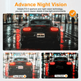 thumbnail image 3 of 3 Canales Dash Cam, Parte Delantera Trasera 4K/2.5K+1440P 3.16" Full HD con Wi-Fi y Tarjeta de 64GB Grabadora de Tablero de Automóvil Pantalla IPS, Visión Nocturna Gran Angular, Sensor G, Estacionamiento las 24 Horas, Grabación en Bucle, 3 of 7