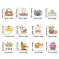 thumbnail image 3 of Decoración para tarta Injueey temática de Pascua multicolor, 3 of 6