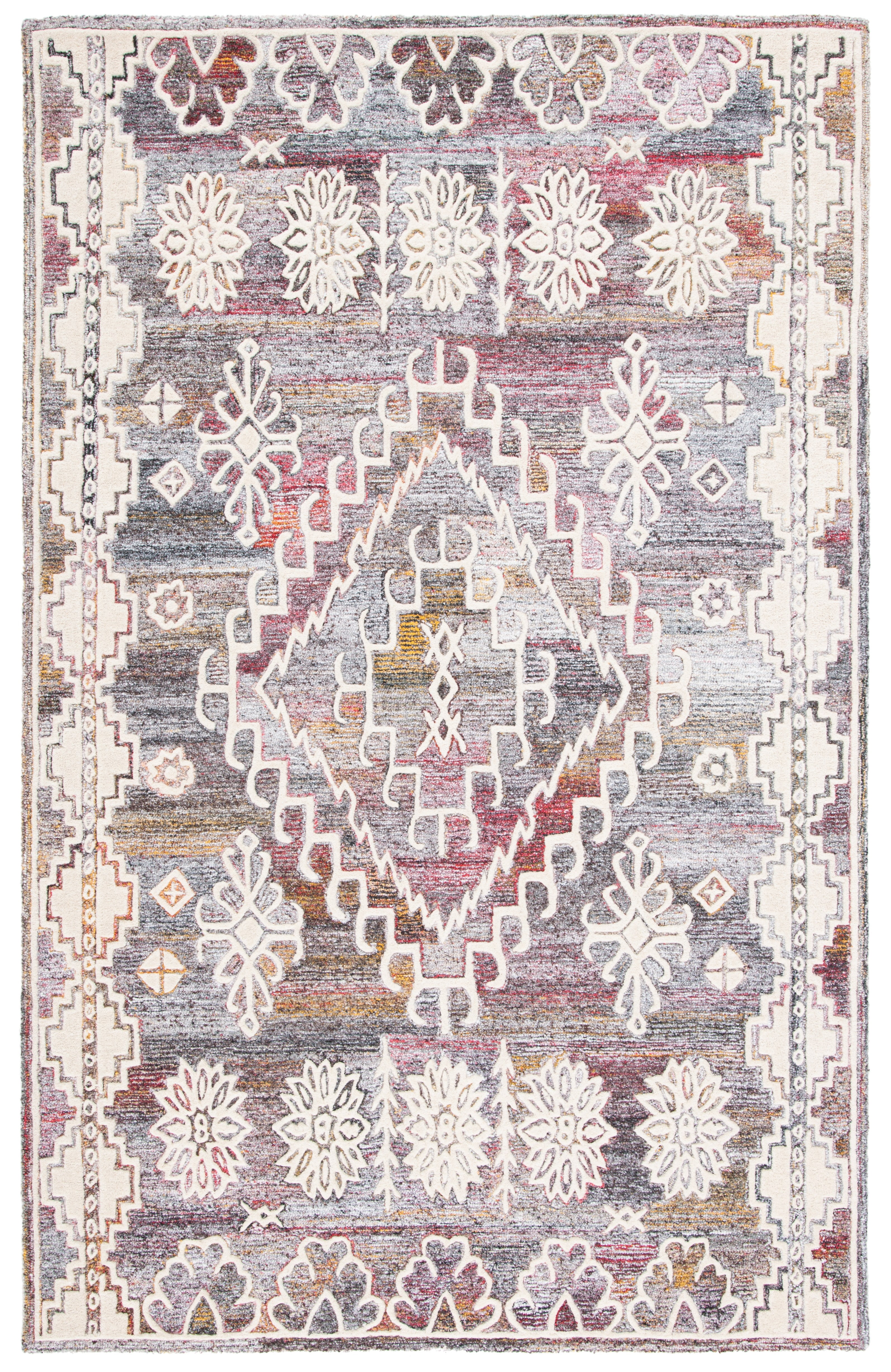 Safavieh Metro Denise Medallion Area Rug, Red/Ivory, 3' x 5'