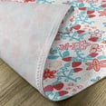 thumbnail image 5 of Ambesonne Floral Place Mats Set of 4, Flowers Berries, Standard Size, Dark Coral Aqua, 5 of 6