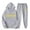 Grey, variant on Trapstar Hoodies for Women Sets Long Sleeve Graphic Sweatshirts Loose Trapstar Street Hip-hop Pullover Sweatshirts+Sweatpants Women Set of 2 Classic Sweatshirts(Red, S)