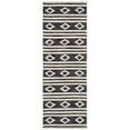 thumbnail image 5 of SAFAVIEH Micro-Loop Briony Diamond Striped Wool Area Rug, Charcoal/Ivory, 3' x 5', 5 of 10