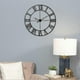 thumbnail image 3 of 40CM Roman Numerals Metal Wall Clock, 3 of 5