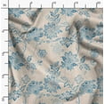 thumbnail image 2 of Soimoi Florals Print,Cotton Cambric, Quilting Fabric Sold by The Yard 42 Inch Wide, Medium Weight Cotton Fabric, SewingSupplies, Beige, 2 of 6