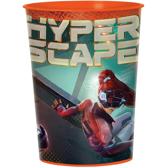 Hyper Scape Ubisoft Video Game Kids Birthday Party Favor 16 oz. Plastic Cup