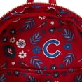 thumbnail image 6 of Loungefly Chicago Cubs Floral Mini Backpack, 6 of 6