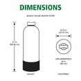 thumbnail image 2 of A. O. Smith Whole House Water Filter - Removes 96.9% Chlorine Taste & Odor, 2 of 6