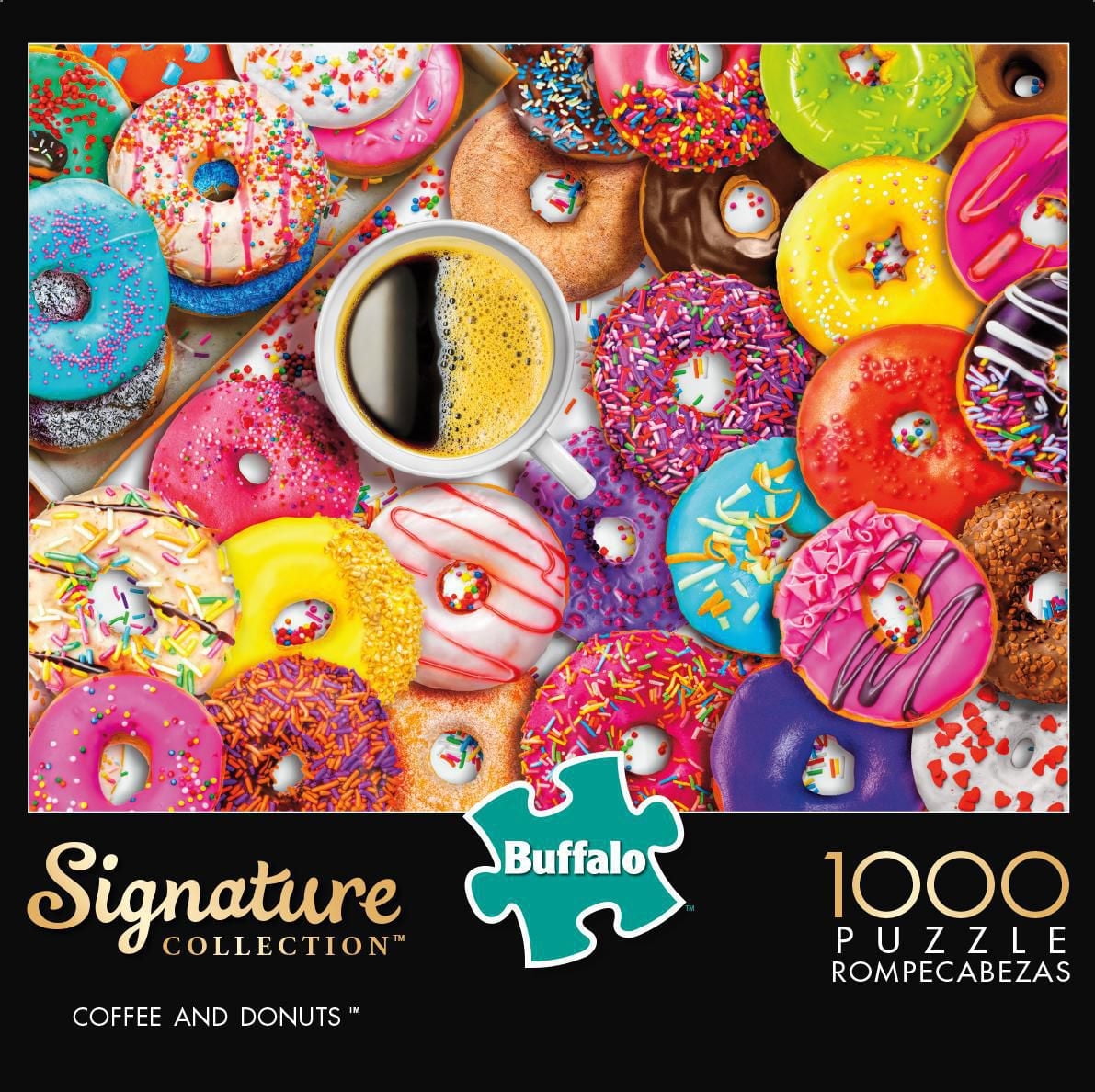 Buffalo Games Signature Series Coffee & Donuts 1000 Piece Jigsaw Puzzle