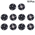 thumbnail image 3 of 10pcs Alloy Button Metal Hands Sew Buttons Coat Buckle Flat Buttons for Clothes (Black), 3 of 8