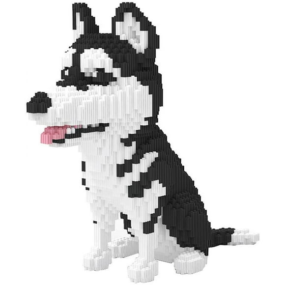 Dog Miniature Building Blocks Animal Miniature Building Toy Building Blocks (Big Husky)