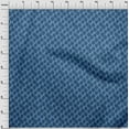 thumbnail image 4 of oneOone Georgette Viscose Medium Blue Fabric Kalamkari Sewing Craft Projects Fabric Prints By Yard 42 Inch Wide, 4 of 5