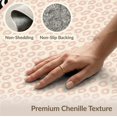 thumbnail image 6 of ODIKA Pink Cheetah Print Featuring Striped Frame Motif Zebra Tiger for Dining Room, Under Table, Home Office, Non-Slip Chair-Friendly, 6 of 7
