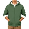 thumbnail image 6 of LHVUOA Mens Warm Fleece Full Zip Up Hoodies Premium Heavy-Weight Fleece Pullover Heavy-Weight Thick Sweatshirt, 6 of 8