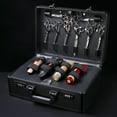 thumbnail image 4 of Estuche de transporte de peluquero estilista Colcomx Maleta de barbero grande negro, 4 of 8