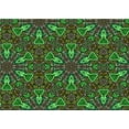 thumbnail image 1 of Ahgly Company Machine Washable Indoor Rectangle Transitional Dark Forest Green Area Rugs, 8' x 12', 1 of 7