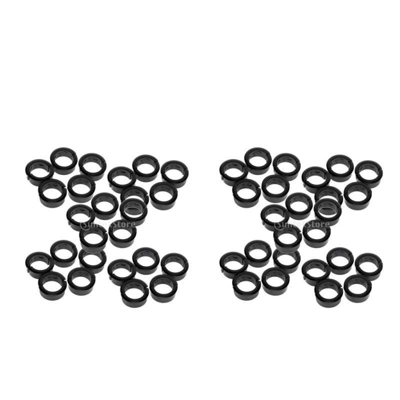 Pairs of 10 Bike Handlebar Mount Conversion Extender Spacers 31.8mm to 25.4mm 
