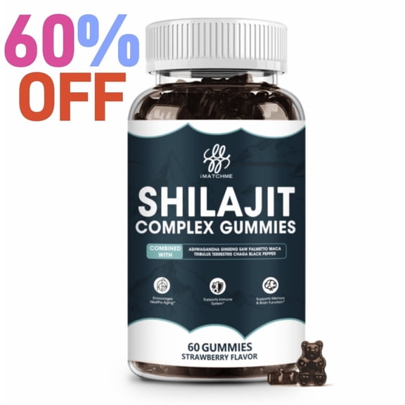 Ashwagandha Gummies for Women Men - Organic Ashwagandha Root Supplements Gummy for Daily Relaxation & Mood Support, Sugar Free, Vegan - 60 Count