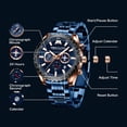 thumbnail image 5 of Reloj de Hombre Megalith 8212M Cronógrafo Casual Acero Azul, 5 of 5