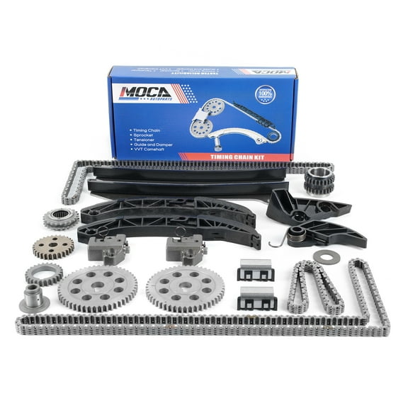 MOCA AUTOPARTS Timing Chain Kit Fit for 2007-2011 Hyundai Azera 3.3L & 2009-2012 Hyundai Genesis 3.8L & 2006-2010 Kia Sedona 3.8L