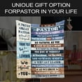 thumbnail image 6 of Gift for Pastor Throw Blanket Great Appreciation Gift Idea for Pastors Gifts for Pastor Birthday Religious Gift for Pastor To Our Pastor Blanket Gifts We Will Ship Randomly One of The Two Colors, 6 of 6