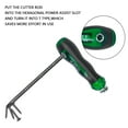 thumbnail image 5 of Yalin 3-Piece Ratchet Telescopic Screwdriver,Double-Head Magnetic Ratcheting Screw Driver,Adjustable Rod Length,The Tip of the Rod are Slotted and Phillips,Industrial Strength,Easy to Load (Green), 5 of 6
