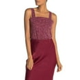 thumbnail image 1 of Bobeau Women's Sleeveless Ribbed Marl Tank Sweater Top In Beet Red Size L, 1 of 1
