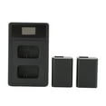 thumbnail image 1 of NP FW50 Camera Battery, LED Display Dual USB Port Wide Compatibility Camera Battery Charging Kit  for ILCE 5000 6500 7M2, 1 of 7