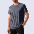 thumbnail image 2 of NIEWTR Mens Big and Tall T Shirts Short Sleeve Quick Dry Active Athletic T Shirt Running Gym Workout Tee Tops（Grey,7XL), 2 of 9
