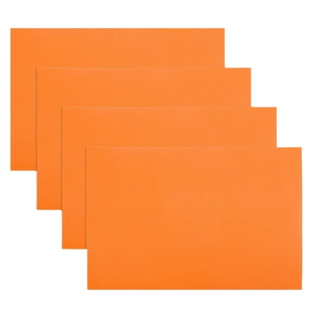 

Wanwan 4Pcs/Set Flexible Place Mats Anti-scratch Rectangular Elegant Waterproof Cup Table Mats Kitchen Supplies