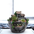 thumbnail image 4 of FitBest Simulated House Fleshy Flower Pot Decoration, Hanging Garden Fleshy Flower Pot Decorations, 4 of 7
