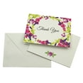 thumbnail image 2 of Darling Souvenir Floral Design Wedding Thank You Greeting Cards Pack Of 100 Pcs With White Envelopes, 2 of 6