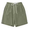 thumbnail image 7 of TinyBloomm Womens Long Swim Shorts Breathable Shorts For Summer Casual Beach High Waist Elastic Waistband Comfortable, Size L, 7 of 7