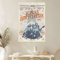 thumbnail image 3 of Music Poster Jonas Brother Tour Poster 2025 Retro Style - Size 24''x36'' - Kiloa, 3 of 5