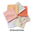 thumbnail image 4 of Advancent 50*50 tela de algodón tela impresa costura telas acolchadas para costura DIY accesorios hechos a mano Tela de costura y artesanía amarillo 25x25cm Advancent HA5306-02B, 4 of 6