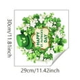 thumbnail image 3 of Cinvoph Wall Stickers St Patrick's Day Irish Shamrock Removable Window Clings Decals Decor Bedroom Living Room Spring Holiday Decoration 12", 3 of 8