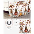 thumbnail image 3 of Thanksgiving Gnome Bed Skirt Queen Size 18 Inch Drop, Dwarf Fallen Maple Leaves Pumpkin Wrap Around Dust Ruffle Bedskirts, Wrinkle & Fade Resistant Easy Fit Bedskirt with Adjustable Elastic, 3 of 8