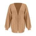 thumbnail image 2 of Cardigan Sweaters for Women Fall Winter Long Sleeve Open Front Knit Cardigans Sweater Coats Outerwear, 2 of 2