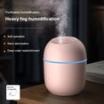 thumbnail image 1 of Fogger Portable Indoor Air Diffuser Mini 1pcs Essential Oil Diffuser Home Accessories Tools Water Drop Humidifier Usb 220ml MuteWhiteChina He Qiyong unisex, 1 of 1