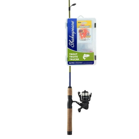 Shakespeare Catch More Fish Trout Spinning Reel and Fishing Rod Combo