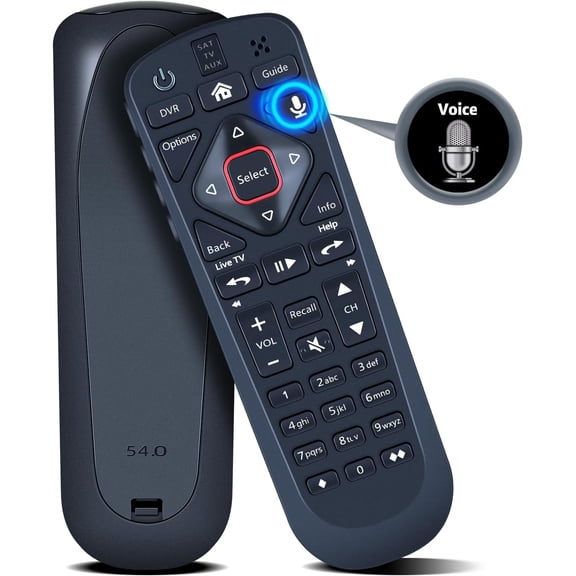 Voice Replacement for Dish Network 54.0 Remote Control for The Hopper