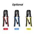 thumbnail image 3 of Labymos Ratcheting Crimping Tool 3 in 1 Multifunction Wire Crimpers Stripper Cutter, 8P 6P Network, 3 of 7